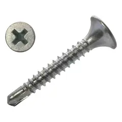 GENERICO - Tornillo Volcanita Punta Broca 6x1 1/2 Pulgadas 1 Kilo 540 Unidades