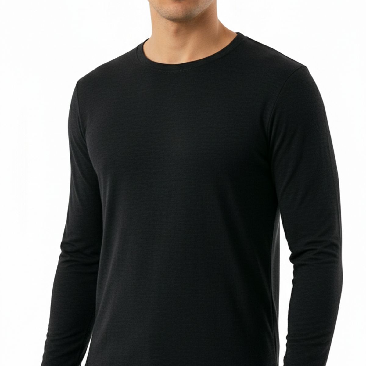 GARSIL - Polera De Cuello Redondo Para Hombre - Primera Capa - Fibra De Bambú