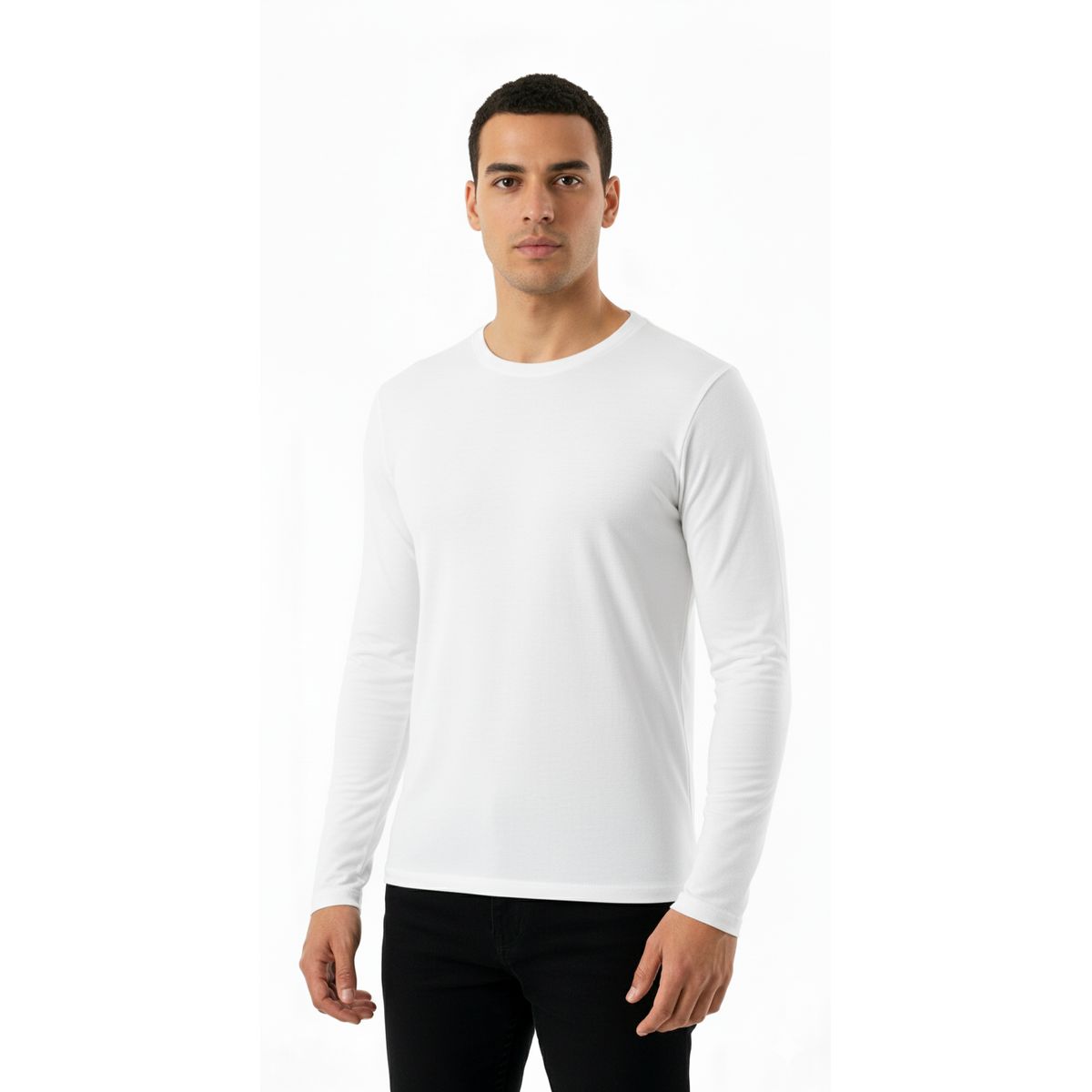 GARSIL - Polera De Cuello Redondo Para Hombre - Primera Capa - Fibra De Bambú
