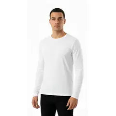 GARSIL - Polera De Cuello Redondo Para Hombre - Primera Capa - Fibra De Bambú