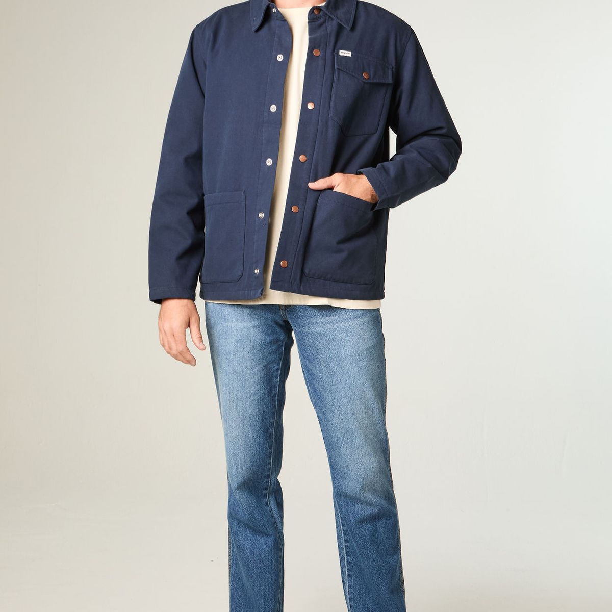 WRANGLER - Chaqueta Hombre Transitional Jacket Regular Fit Azul