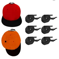 WAKESHOME - Gancho Colgador para Gorras Soporte Adhesivo Invisible Exhibidor Para Jockey