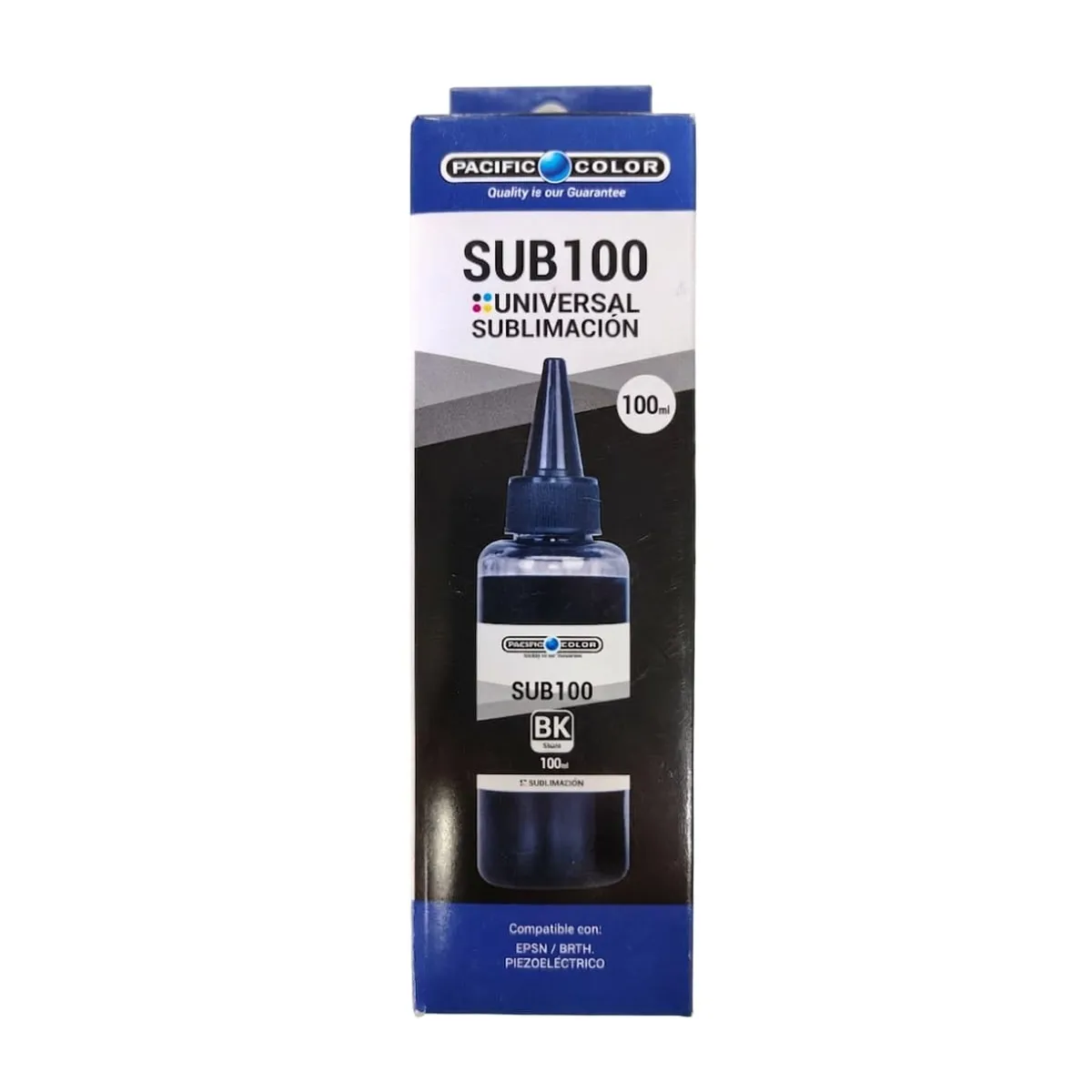 PACIFIC COLOR - TINTA SUB100 - SUBLIMACION - PACIFIC COLOR - NEGRA