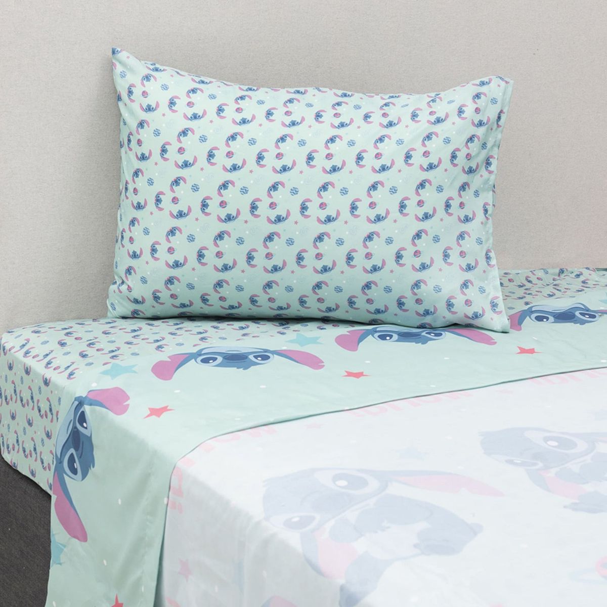 MASHINI - SABANAS MICROFIBRA STITCH  PLANETA 1.5 PLAZAS