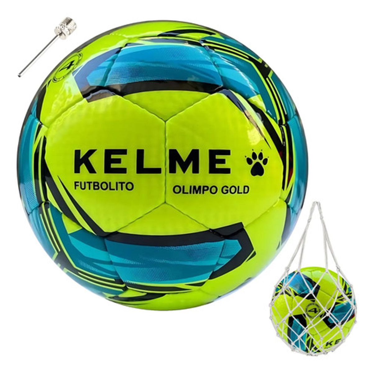 KELME - Balon Futbolito Pelota Futbol 7 Kelme Olimpo Gold N° 4 Tpu Amarillo