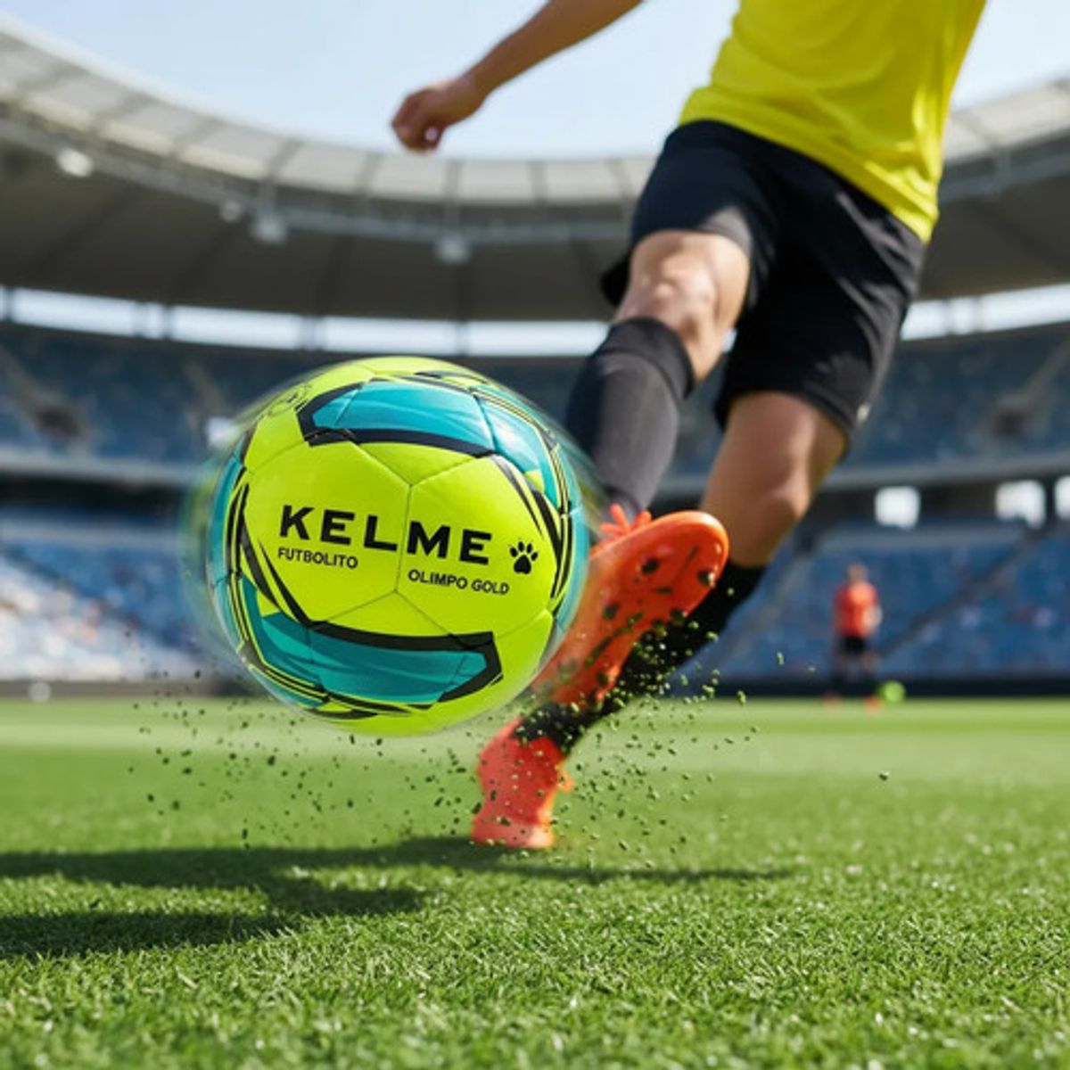 KELME - Balon Futbolito Pelota Futbol 7 Kelme Olimpo Gold N° 4 Tpu Amarillo
