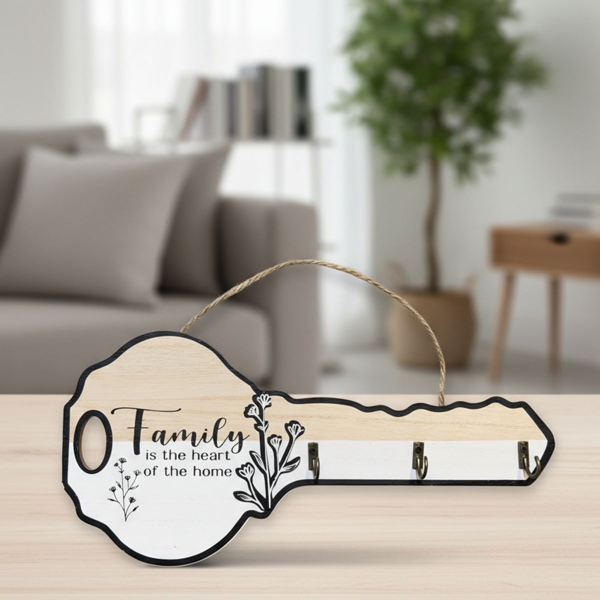 GENERICO - Porta llaves de madera Decorativo