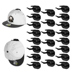 WAKESHOME - Gancho Colgador para Gorras Soporte Adhesivo Invisible Exhibidor Para Jockey