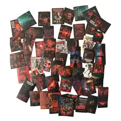 GENERICO - Pack 50 Stickers Stranger Upside Down Eleven Vecna 5x5cm