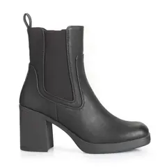 VIA UNO - Botin Mujer WestWinter Alpine Negro