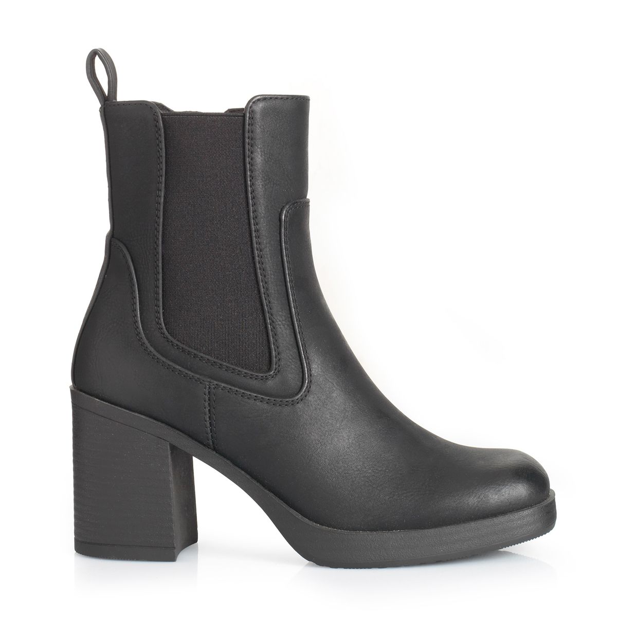 VIA UNO - Botin Mujer Via Uno WestWinter Alpine Negro