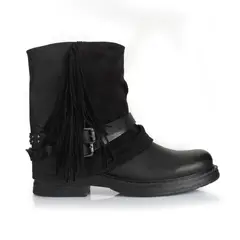 VIA UNO - Botin Mujer WestWinter Copper Negro