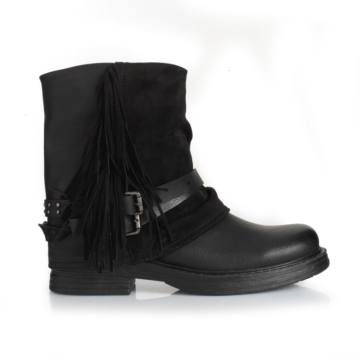 VIA UNO - Botin Mujer Via Uno WestWinter Copper Negro