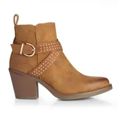 VIA UNO - Botin Mujer WestWinter Frosty Camel