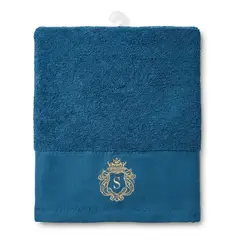 ARMONIA - Toalla Algodón Signature Azul - Bordada - Secado Rápido