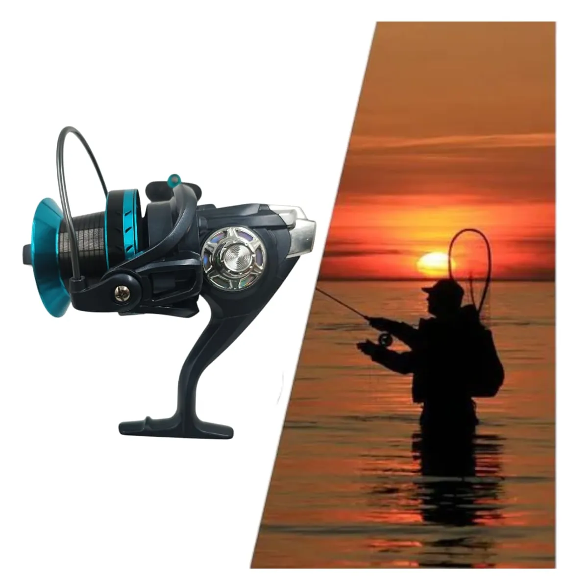 GENERICO - Carrete Sn1200 Embarcación Xxl 13r Pesca Deportiva