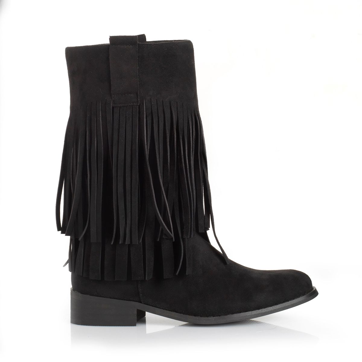 VIA UNO - Botin Mujer Via Uno WestWinter Silver Negro