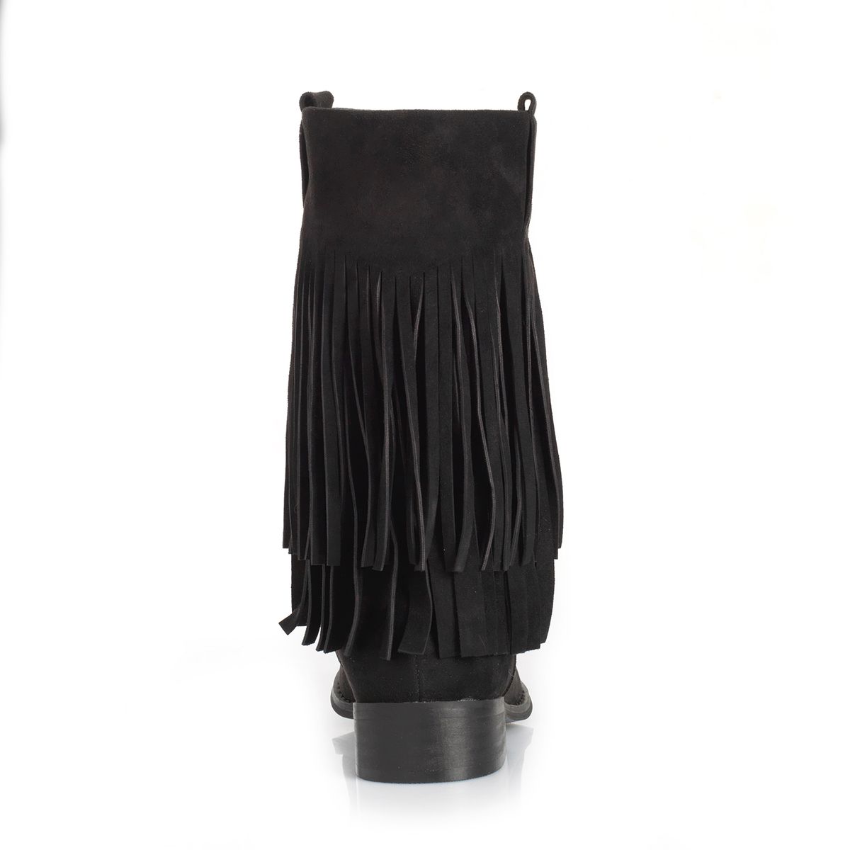 VIA UNO - Botin Mujer Via Uno WestWinter Silver Negro