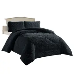 GENERICO - Plumon Texturizado De Invierno 2 Plazas