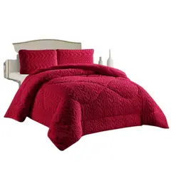 GENERICO - Plumon Texturizado De Invierno 2 Plazas