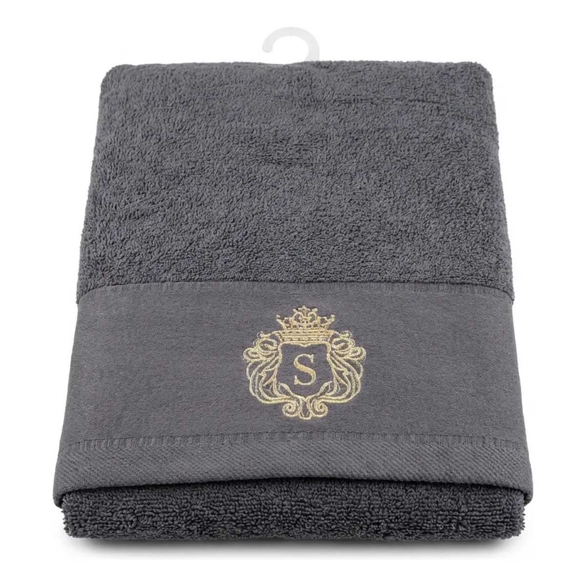 ARMONIA - Toalla Algodón Signature Gris Oscuro - Bordada - Excelente Secado