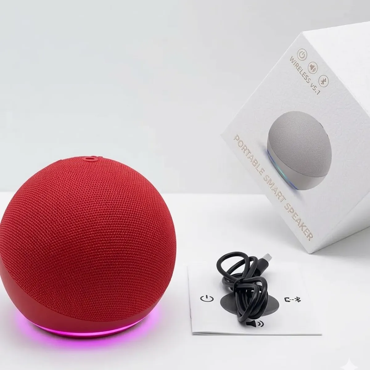 GENERICO - Parlante Inteligente Alaxe Radio Bluetooth comando de Voz
