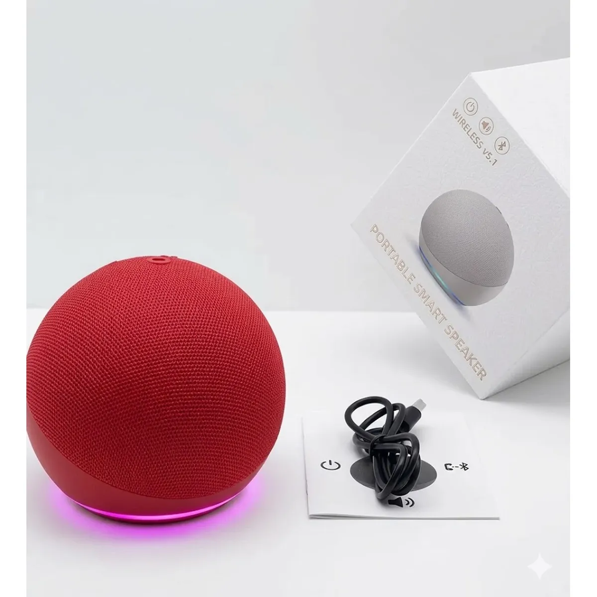 GENERICO - Parlante Inteligente Alaxe Radio Bluetooth comando de Voz
