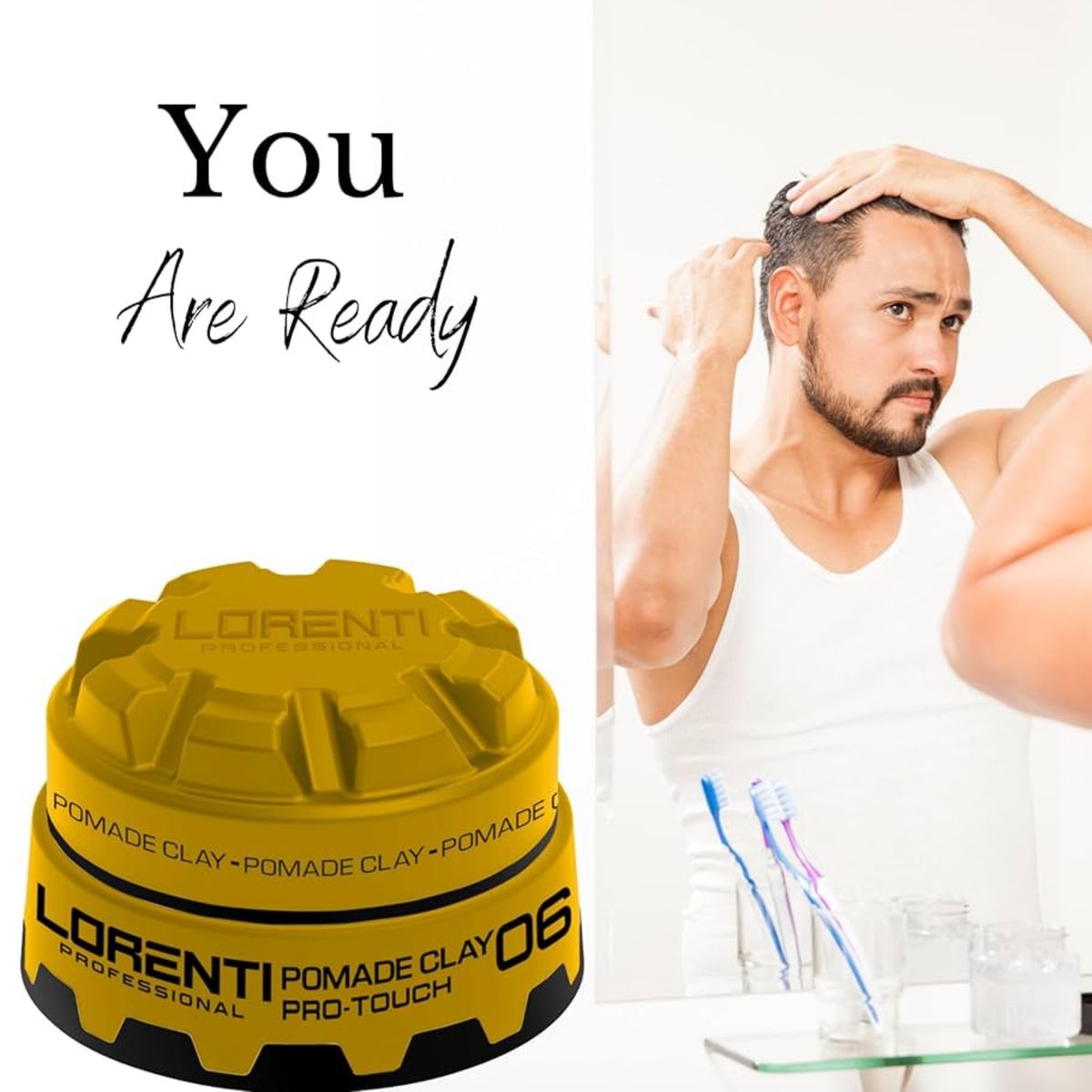 LORENTI PROFESSIONAL - Lorenti cera para Cabello 06 Fijacion Fuerte 150ML