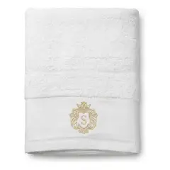 ARMONIA - Toalla Algodón Signature Blanco - Bordada - Estilo Spa