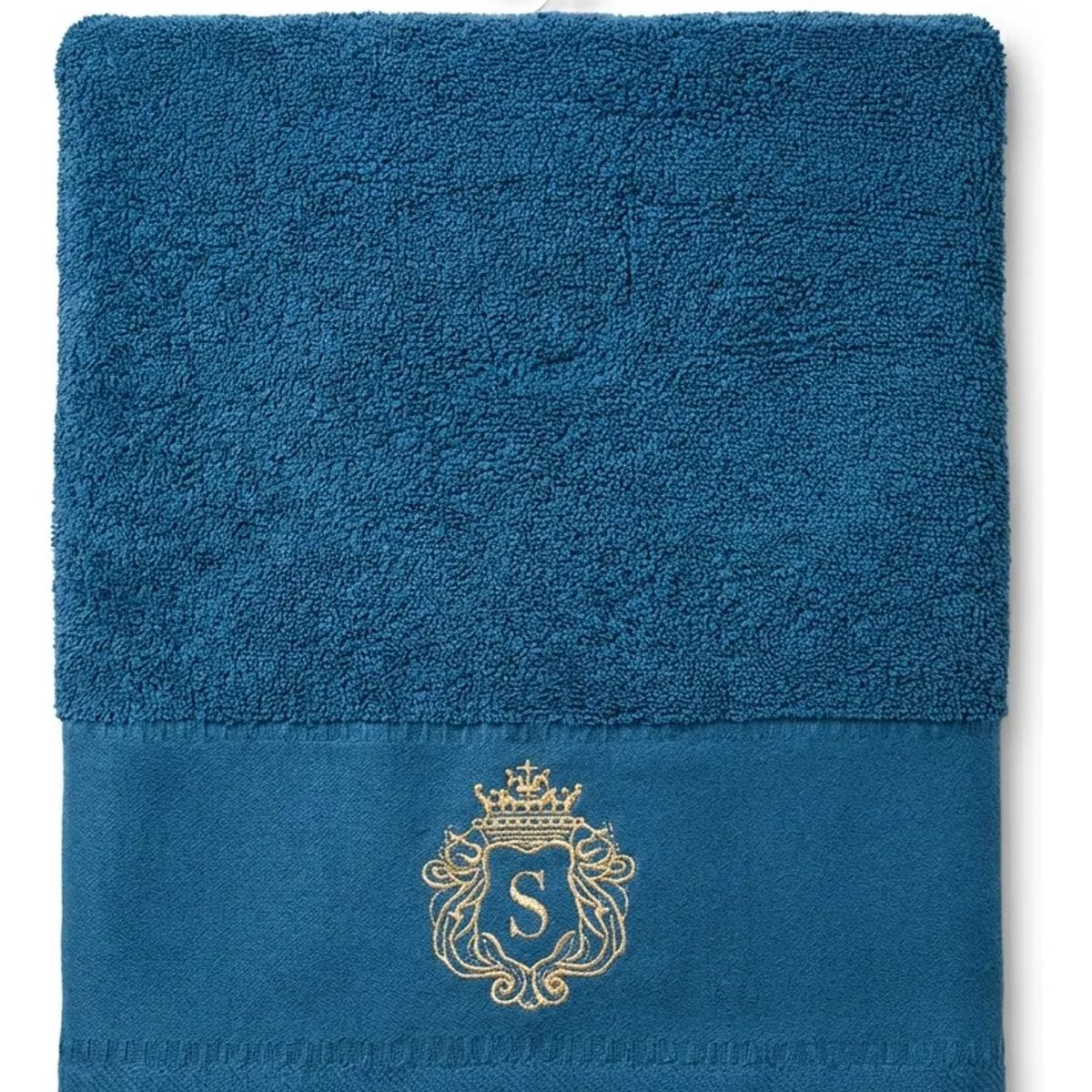 ARMONIA - Toalla Algodón Signature Azul - Bordada - Secado Rápido