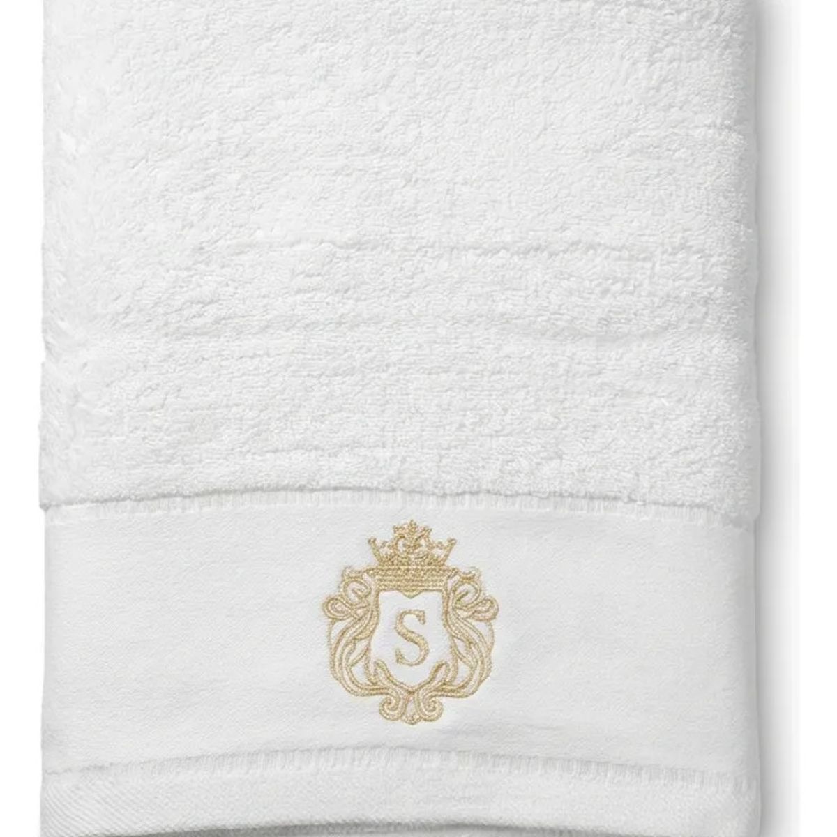 ARMONIA - Toalla Algodón Signature Blanco - Bordada - Estilo Spa