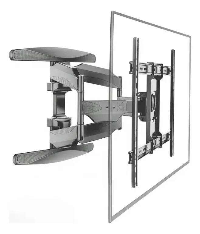 GENERICO Soporte Tv Pared Pantallas 40 A 80 Pulgadas Doble Brazo Negro