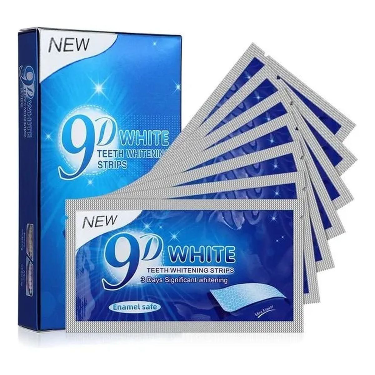 GENERICO - Tiras Blanqueadoras Dentales Seguras Para Esmalte