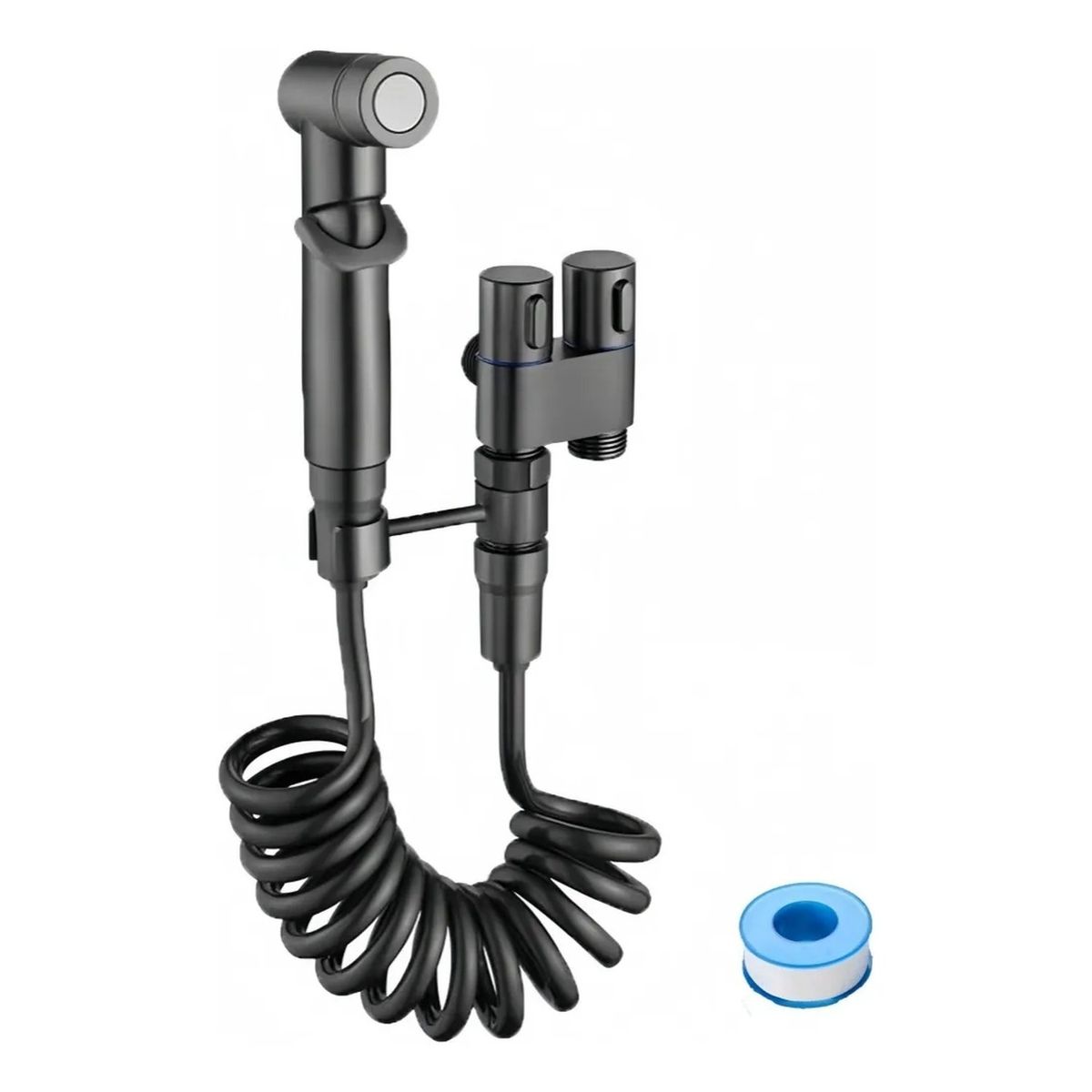 GENERICO - Ducha Bidet Presurizada de Mano Acero Inoxidable Control Dual