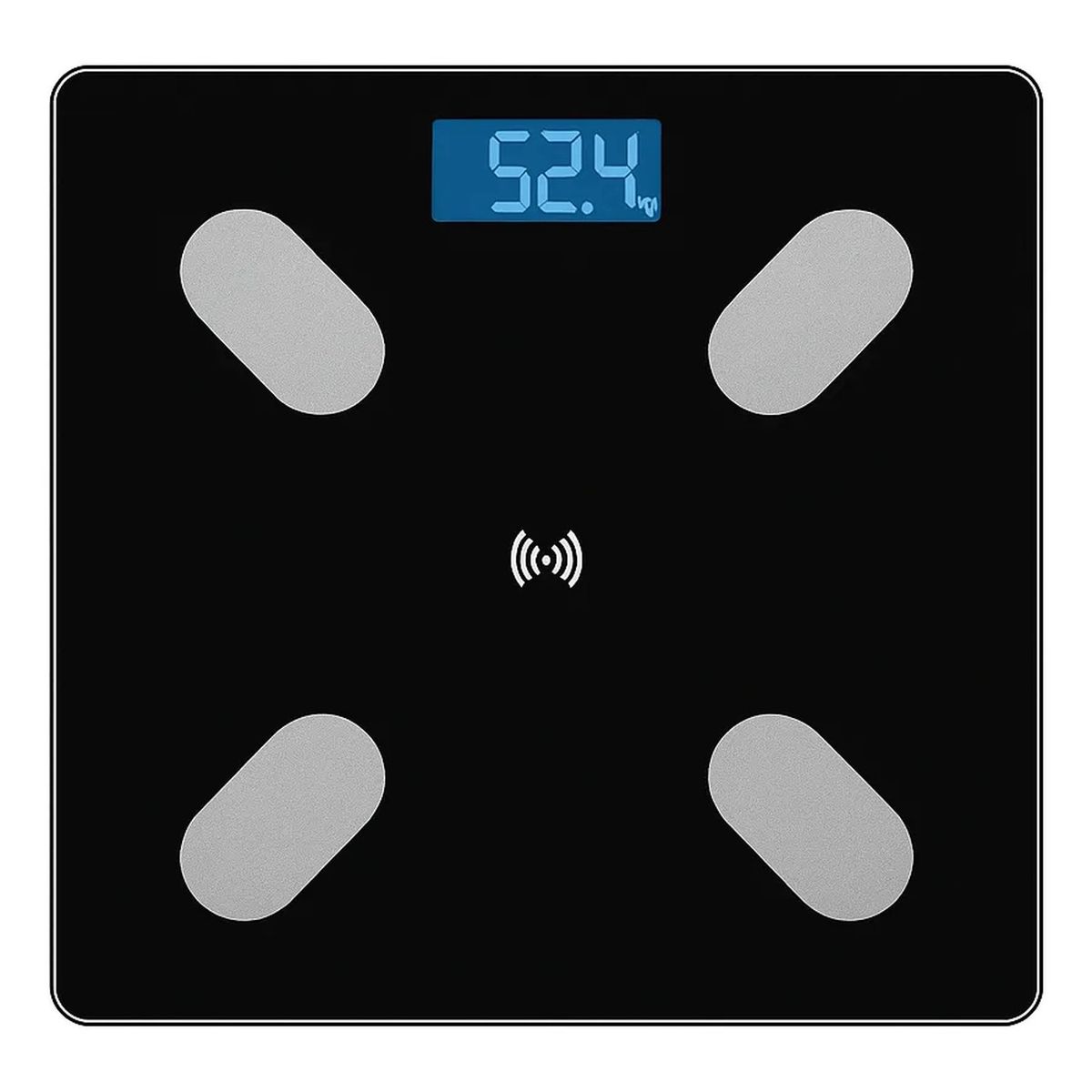 GENERICO - Báscula Digital Inteligente Bluetooth Seguimiento Corporal Negro