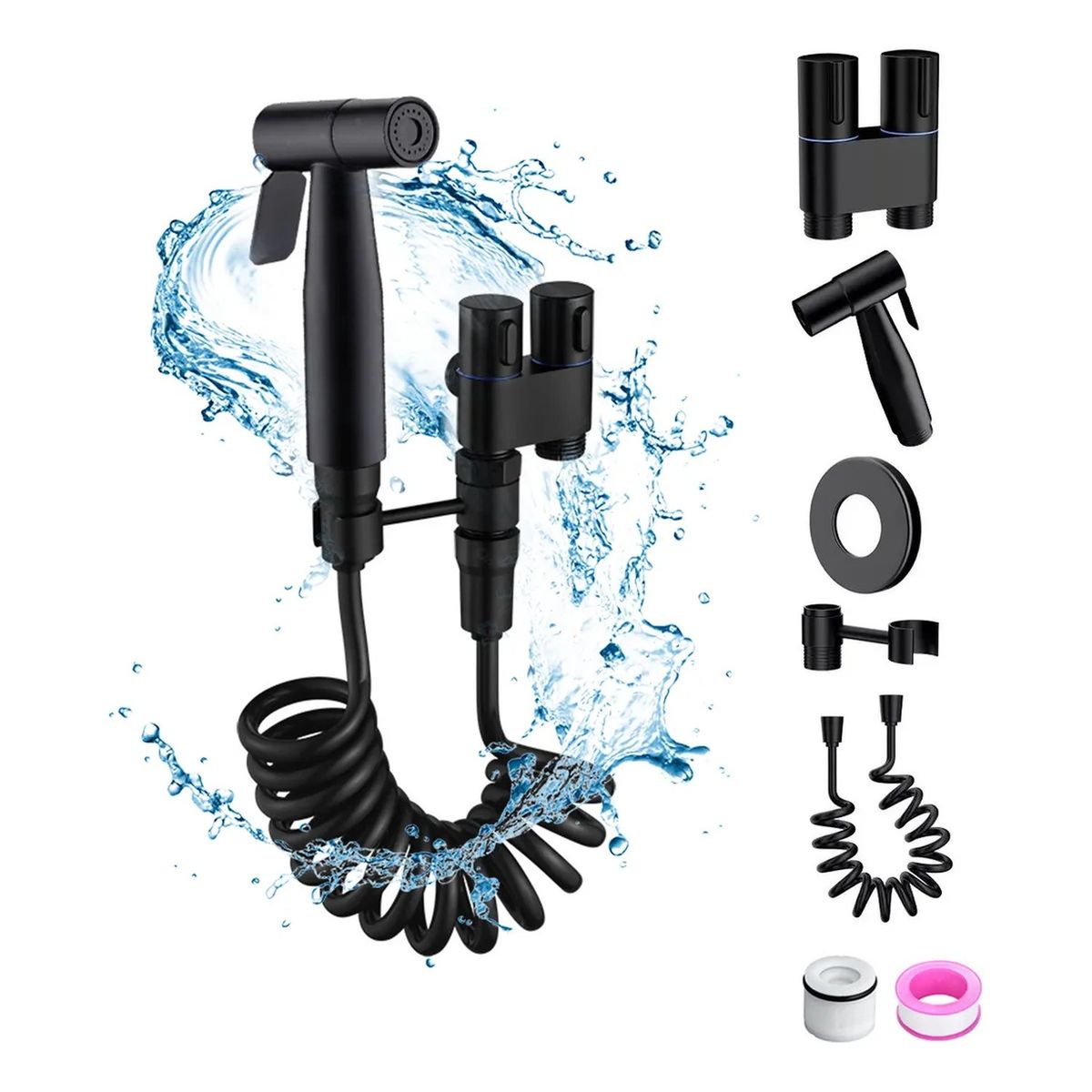 GENERICO - Ducha Bidet Manual Multifuncional con Manguera Extensible