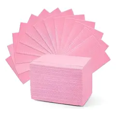 GENERICO - Pañales Absorbentes Desechables Rosados 46x33cm Pack de 100