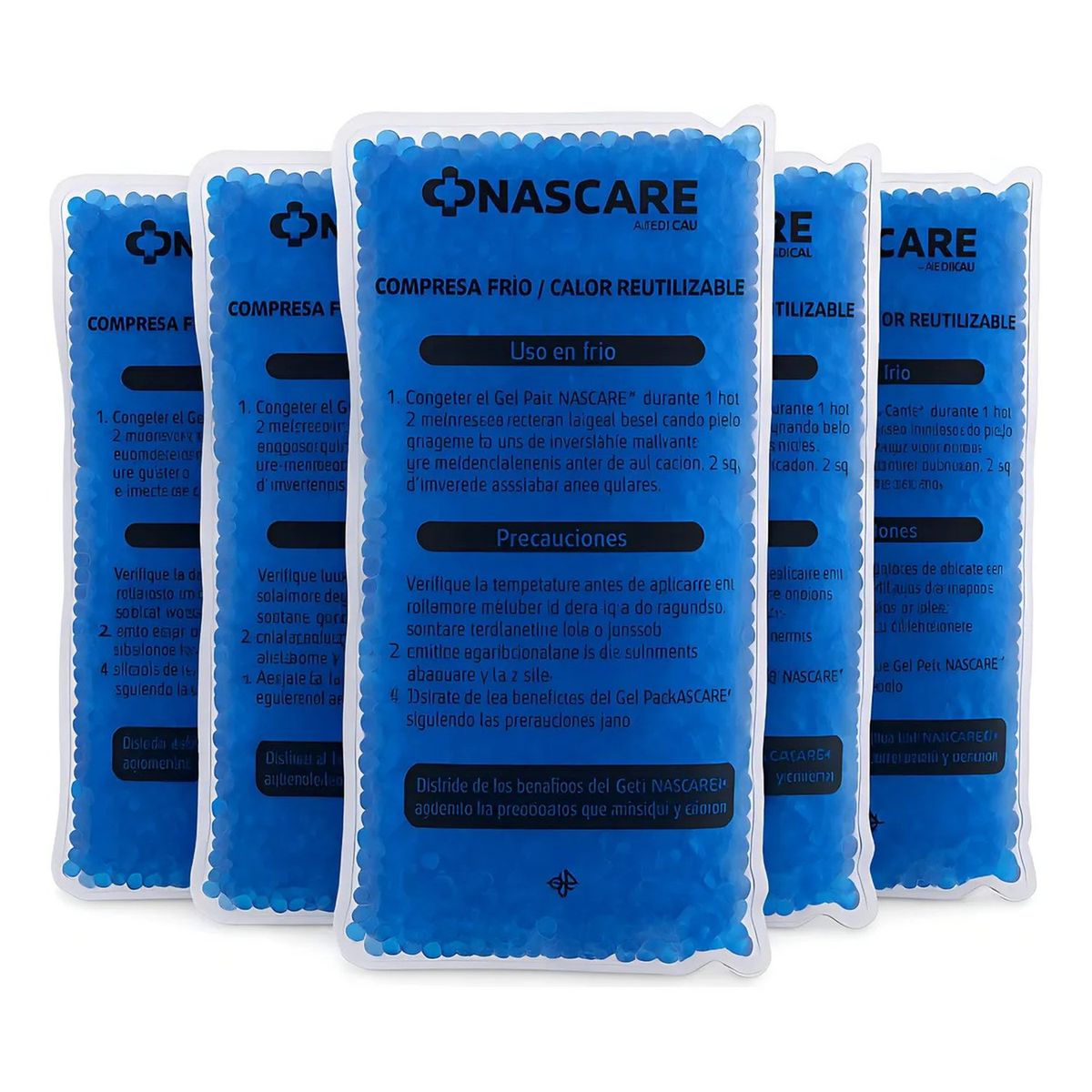 GENERICO - Compresa FríoCalor Reutilizable Pack 7x11 cm 5 Unidades