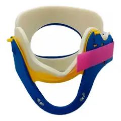 GENERICO - Collar Cervical Ajustable Plástico Multicolor Adultos
