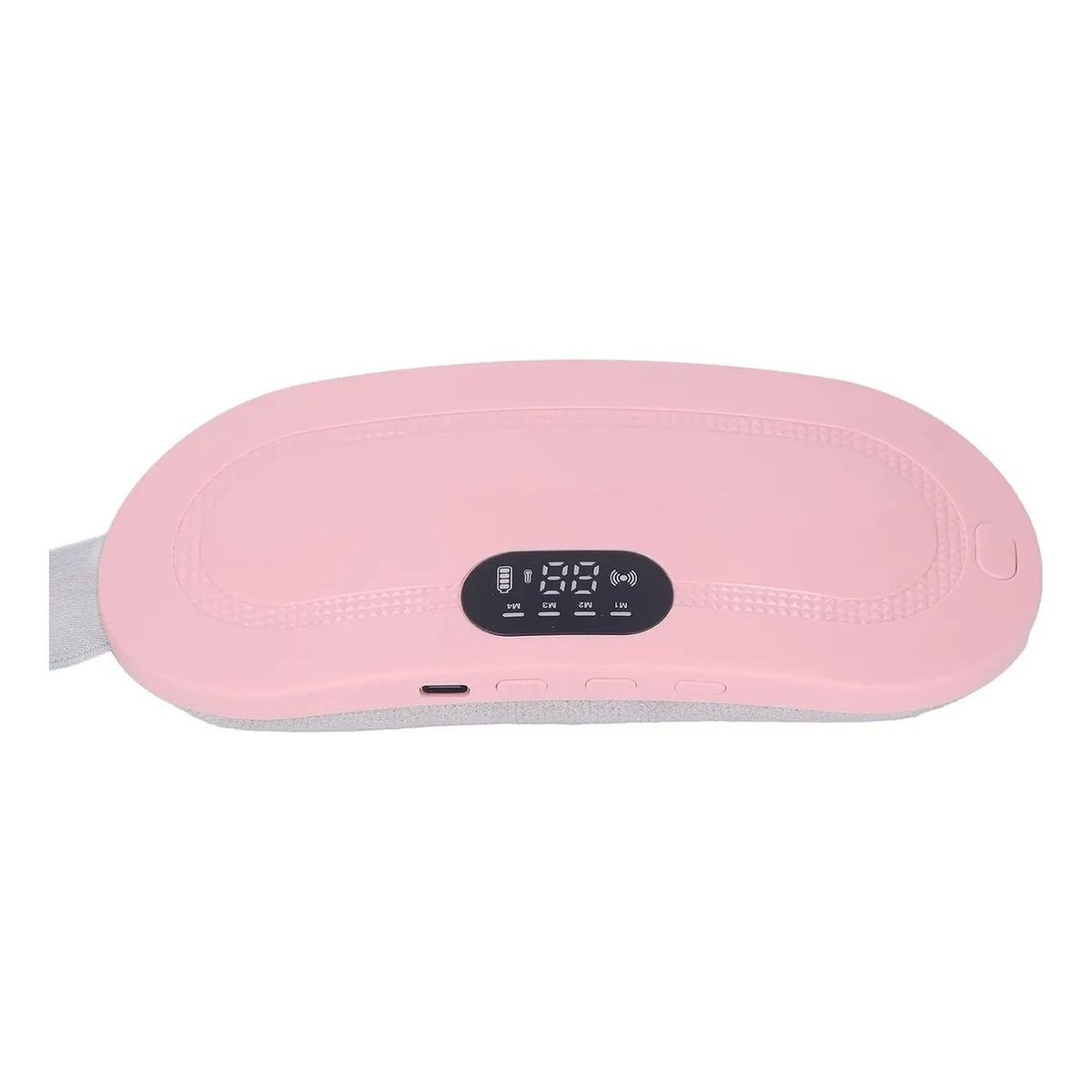 GENERICO - Cinturón Térmico Ajustable USB Rosa Antidolor