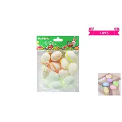 GENERICO - Colgante de huevos para pascua 12pcs