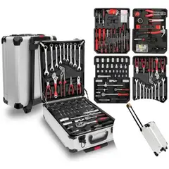 MOVI - Maleta de Herramientas 199 Piezas con Ruedas – Set Completo para Reparaciones y Proyectos