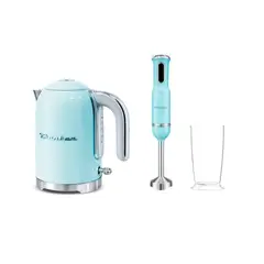 THORBEN - Kit Hervidor + Minipimmer Retro Style Light Blue