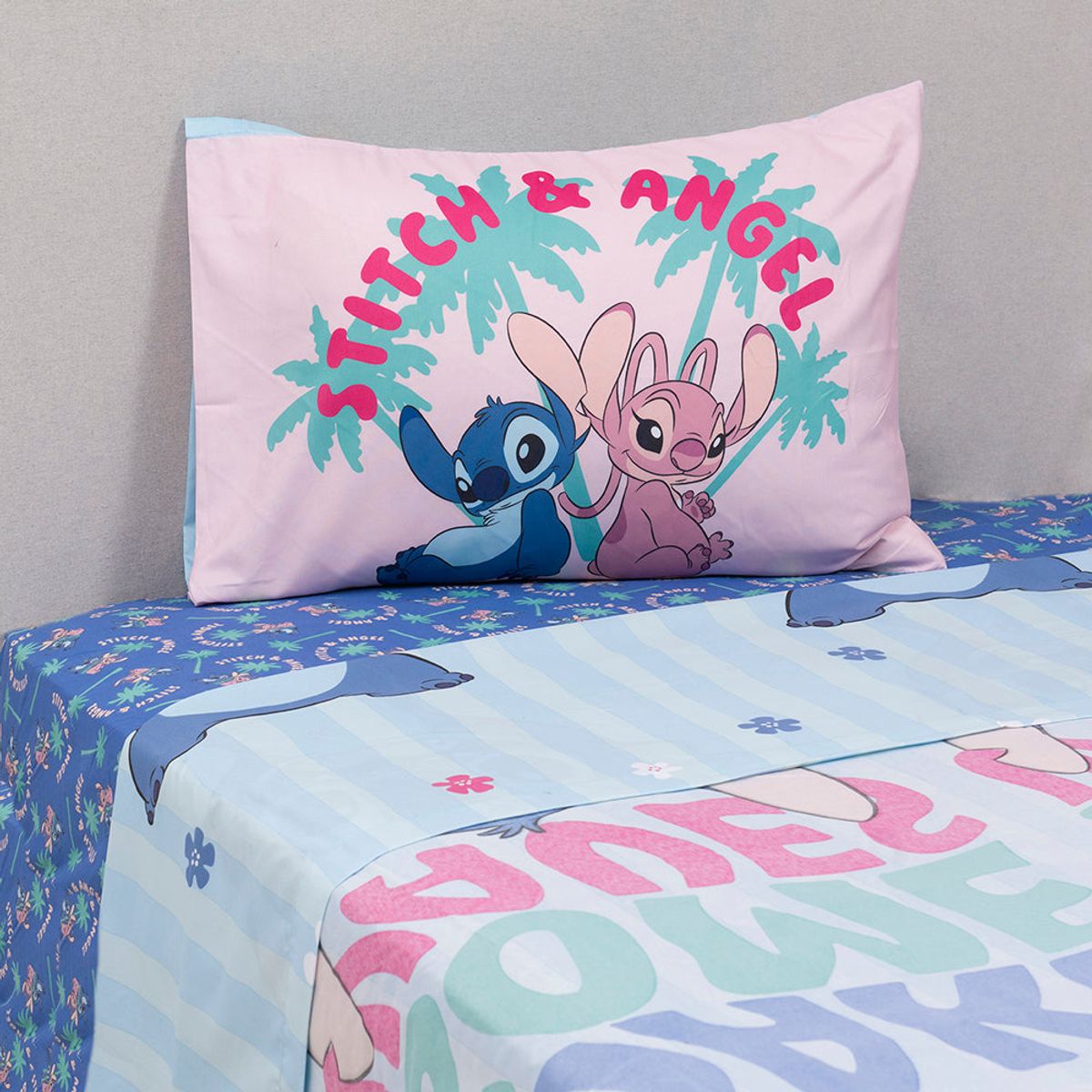 MASHINI - SABANAS MICROFIBRA STITCH FLUFFLY 1.5 PLAZAS