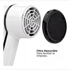REVLON - Secador Pelo Compacta 5296-la2 Crystal Blanco 2000w