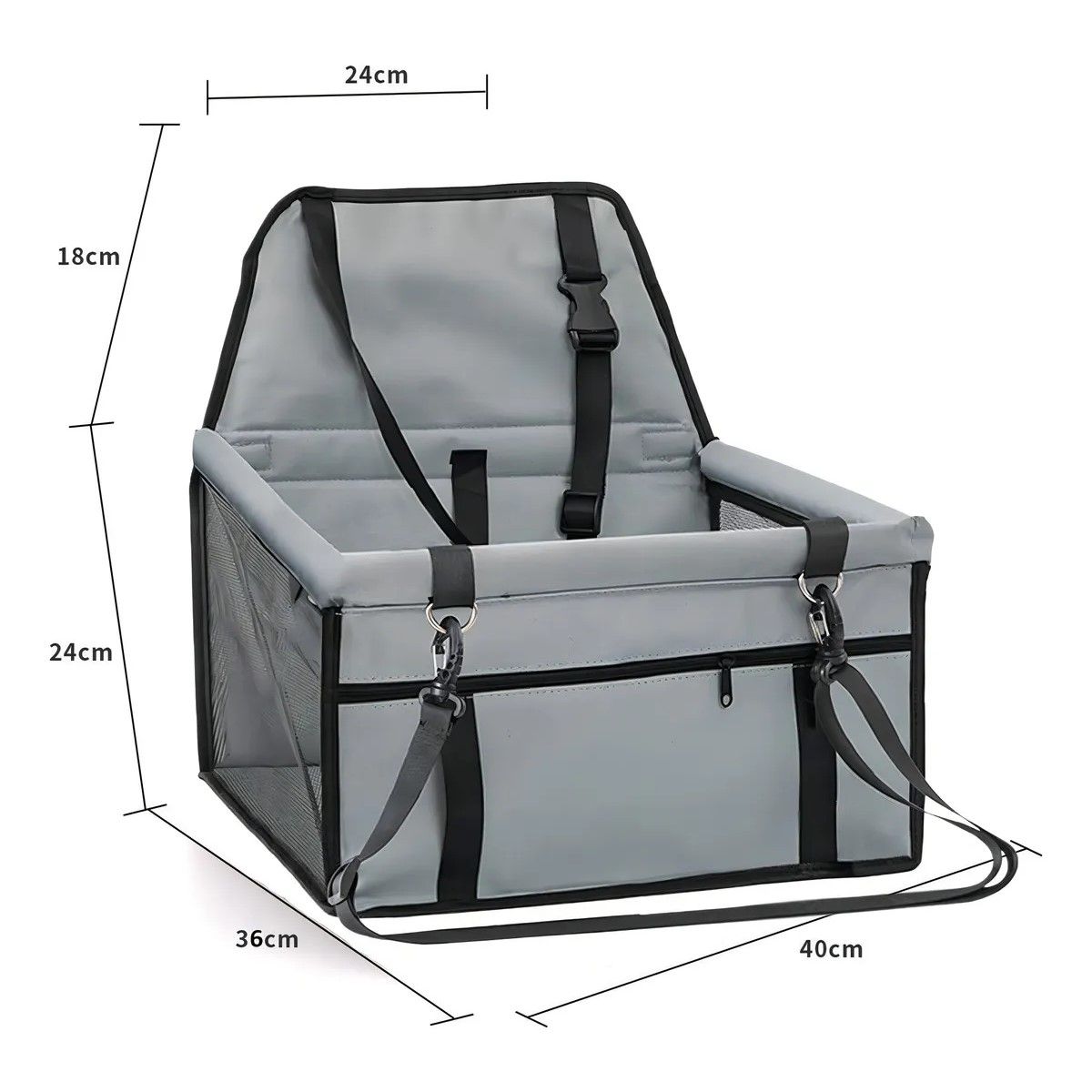 GENERICO - Asiento de Auto Moons para Mascotas Perros y Gatos Plegable Impermeable BELUG