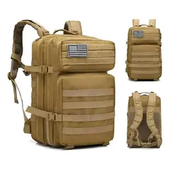 GENERICO - Mochila Tactica Militar Outdoor Pentagon 50l Impermeable Color Ocre