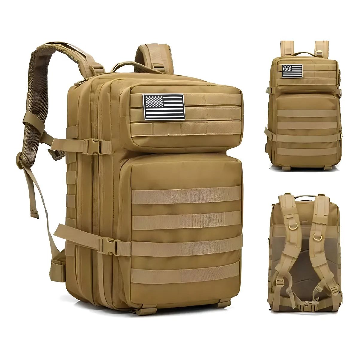 GENERICO - Mochila Tactica 50l Militar Multiusos Camping Notebook Nylon