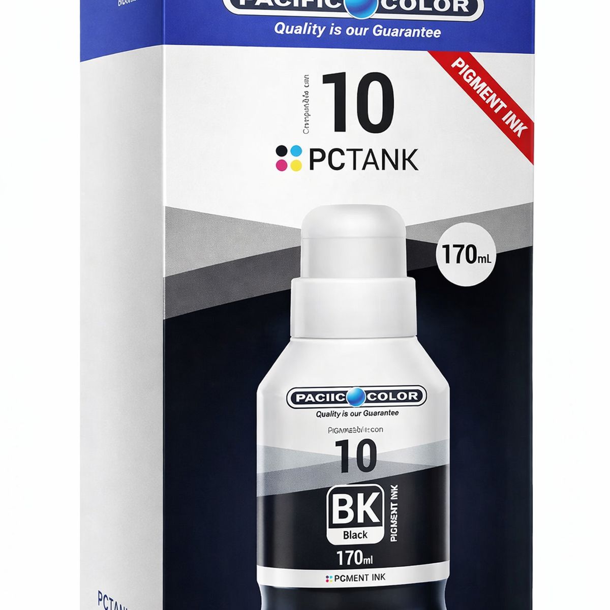 GENERICO - Pack 4 Tintas Alternativas Gi-10 Compatibles Pixma G6010