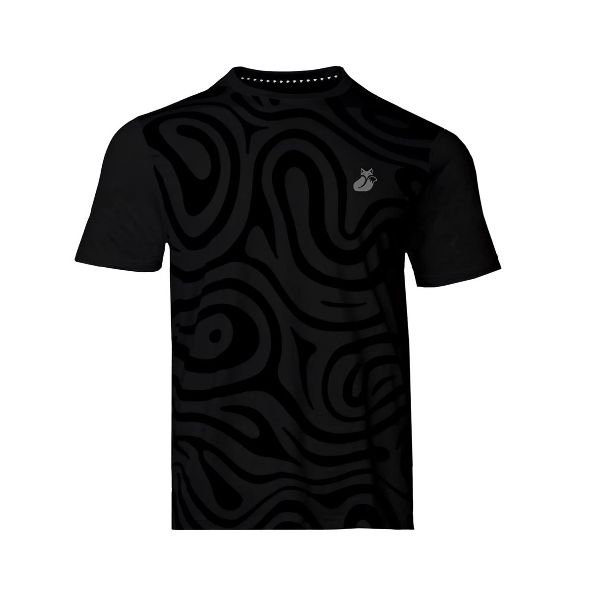 TILKI - Polera Tilki Full Print Pro Lehinde Negra Tenis Padel